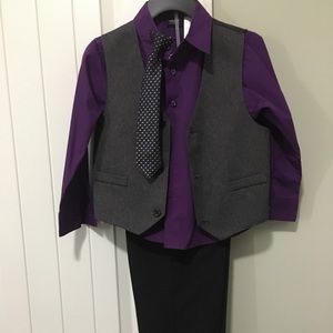 Boys vest ensemble. All pieces for one price!